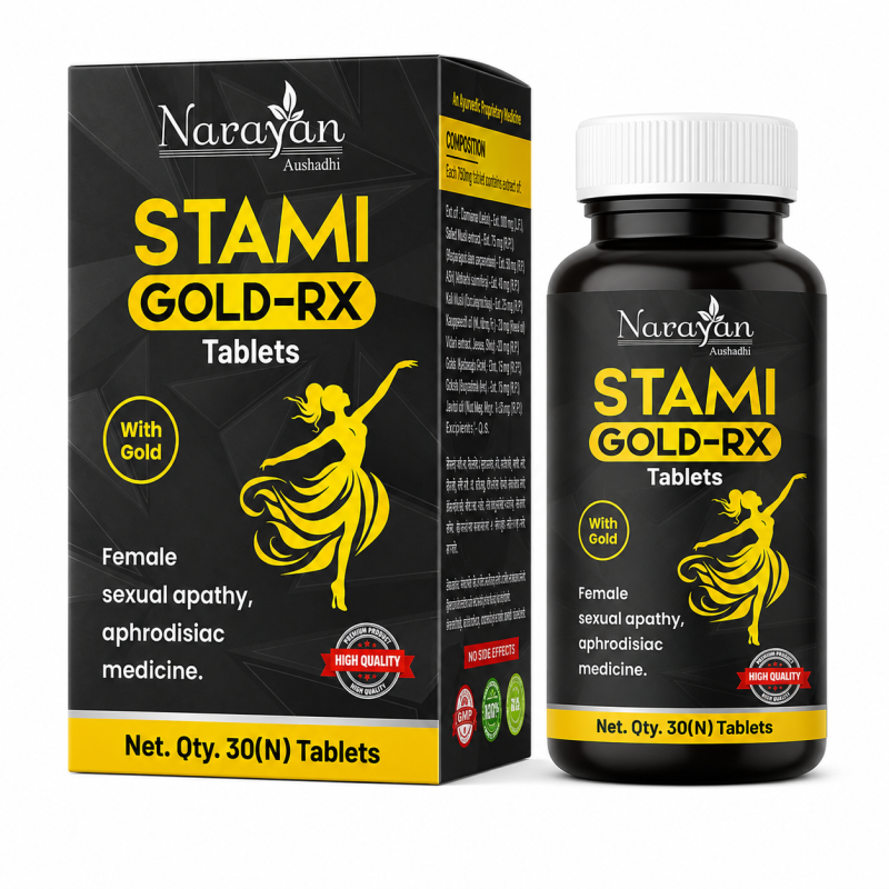 Stami Gold Rx Tablet Supports Stamina Energy and Overall Male Wellness