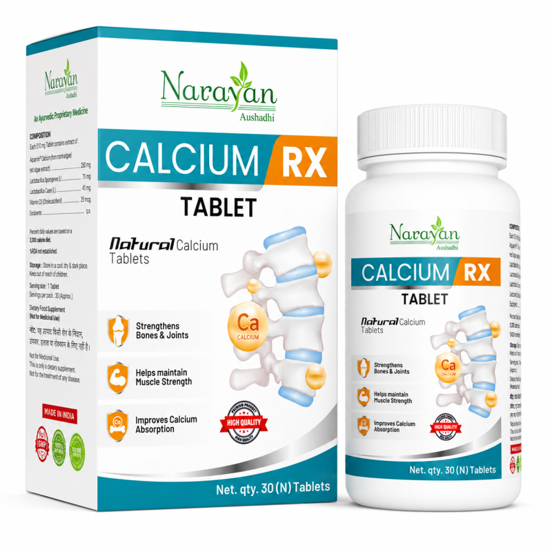Calcium Rx Tablet Supports Bone Health Hormonal Balance and Physical Strength.