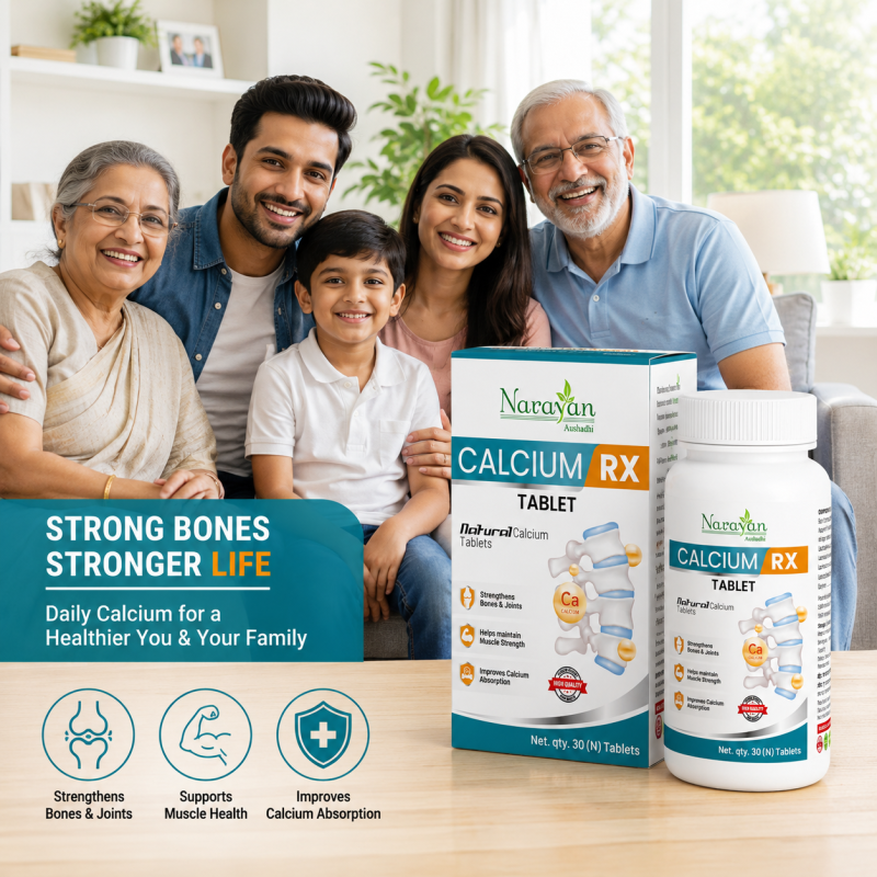 Calcium Rx Tablet Supports Bone Health Hormonal Balance and Physical Strength.