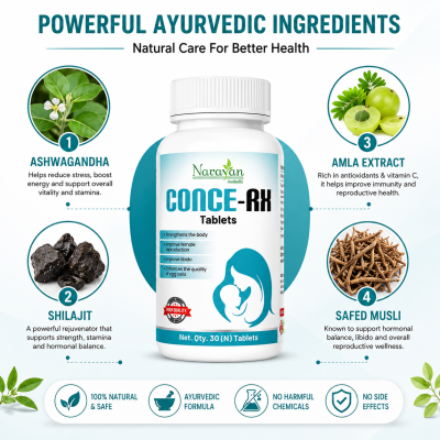 Conce Rx Tablet Traditional Ayurvedic Formula Supporting Reproductive Health