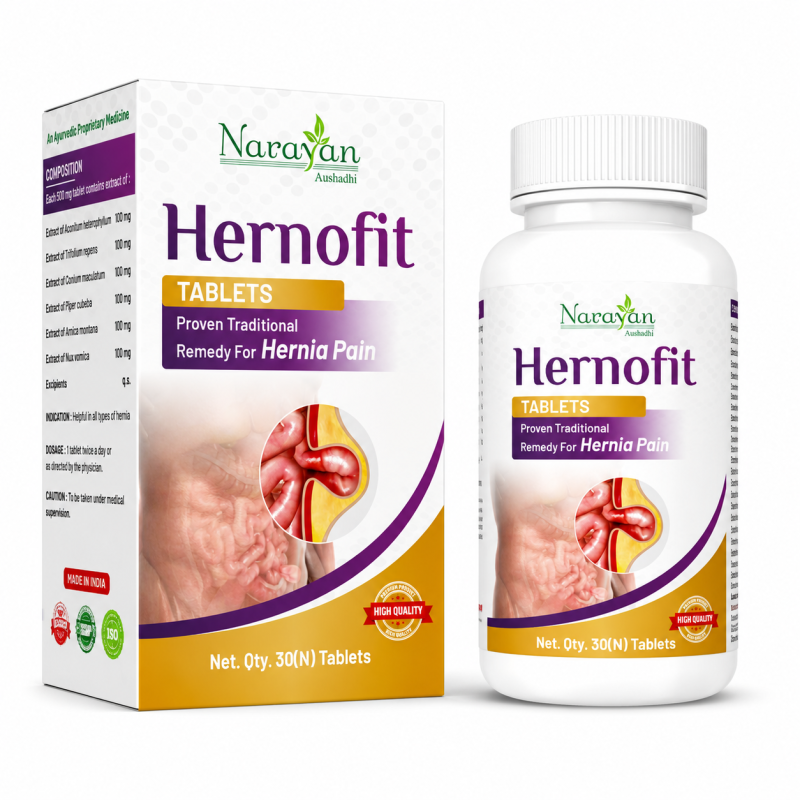 Herno Fit Tablet – 30 Tablets | Supports Hernia Care and Helps Relieve Abdominal Discomfort.