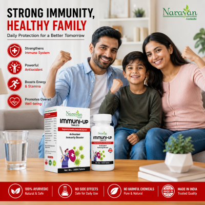 Immuni Up Tablet Boosts Immunity and Helps Reduce Physical Weakness Naturally.