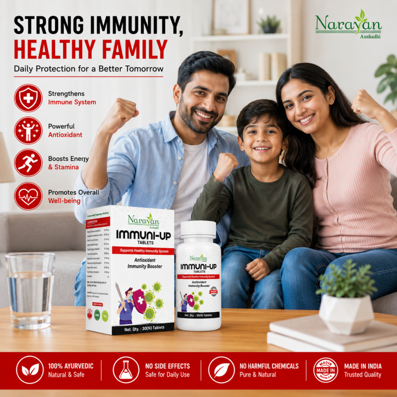 Immuni Up Tablet Boosts Immunity and Helps Reduce Physical Weakness Naturally.