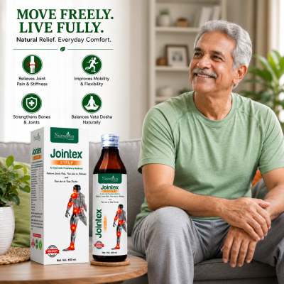Jointex Syrup Supports Joint Health Flexibility and Overall Mobility Naturally.