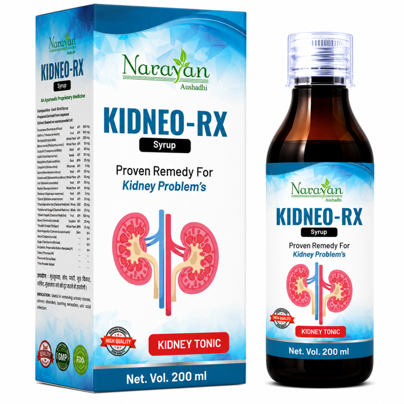 Kidneo Rx Prawahi Kwath Supports Kidney Wellness and Urinary System Function.