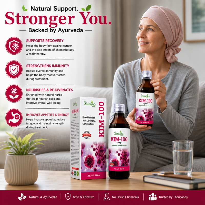 Kim 100 Syrup Ayurvedic Supportive Formula for Overall Cellular Health and
