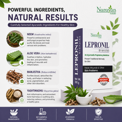 Lepronil Granules Supports Skin Health and Helps Manage Various Concerns.