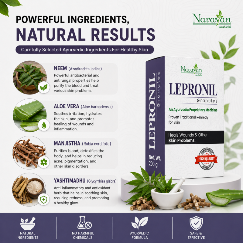 Lepronil Granules Supports Skin Health and Helps Manage Various Concerns.