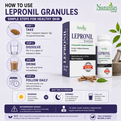 Lepronil Granules Supports Skin Health and Helps Manage Various Concerns.