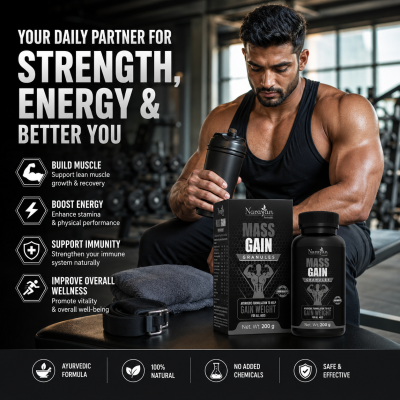 Mass Gain Granules – 200 g | Supports Healthy Weight Nourishment and Physical Strength.