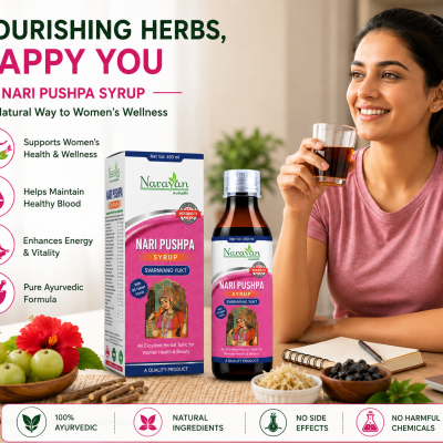 Nari Pushpa Syrup with Tablet Helps Maintain Nutritional Balance and Female