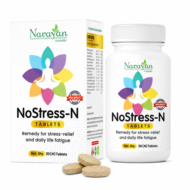 No Stress N Tablet Supports Management Relaxation and Emotional Well-being.