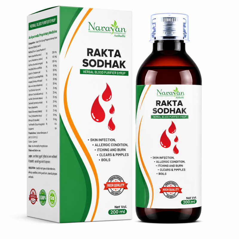 Raktashodhak Syrup Ayurvedic Formula Supporting Detoxification and Overall