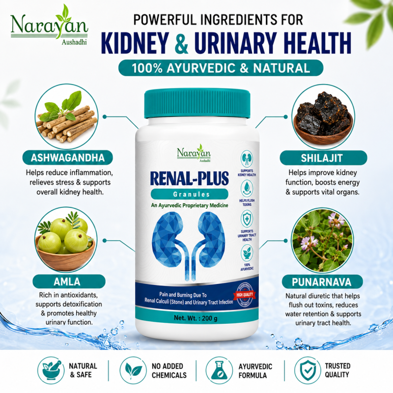 Renal Plus Granules Sf Supports Kidney Health and Healthy Urinary Function.