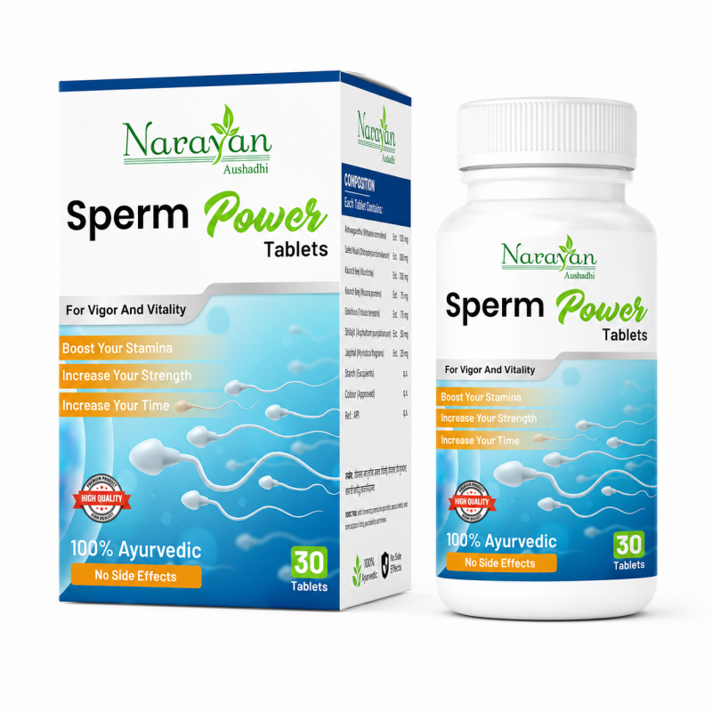 Sperm Power Tablet Supports Vitality Stamina and Reproductive Wellness in Men.