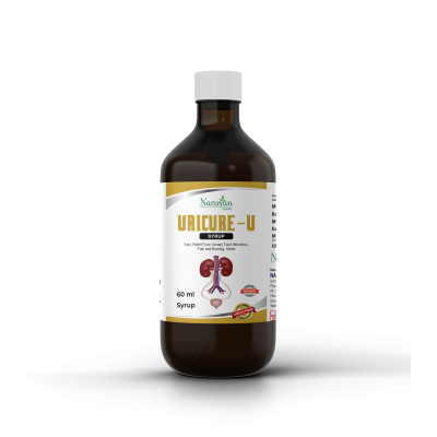 URICURE-U Syrup: Ayurvedic Fast Relief for UTI, Kidney Stones, Bladder Pain & Urinary Tract Health