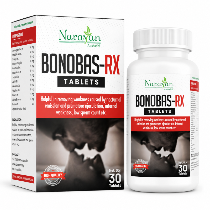 Bonobas Rx Tablet – 30 Tablets | Stamina, Vitality & Male Wellness Support