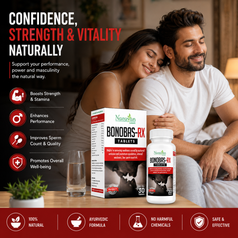 Bonobas Rx Tablet – 30 Tablets | Stamina, Vitality & Male Wellness Support