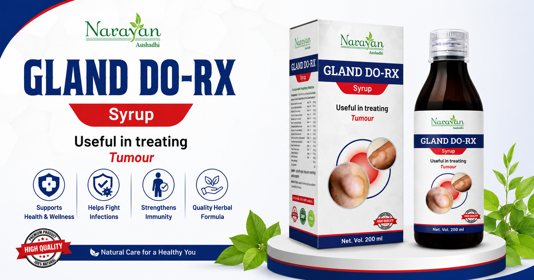 GLAND DO-RX Syrup: Herbal Wellness Support