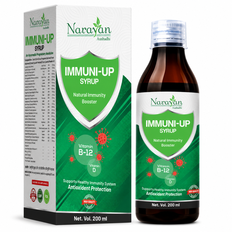 Immuni Up (vit B12) Syrup Supports Immunity Energy Levels and Overall Wellness