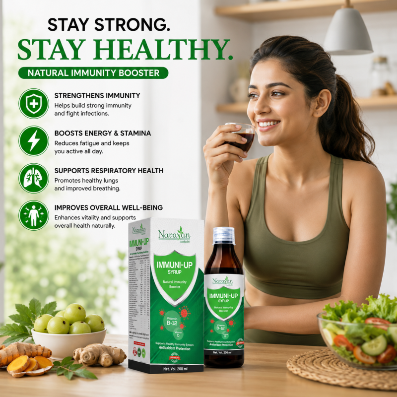 Immuni Up (vit B12) Syrup Supports Immunity Energy Levels and Overall Wellness
