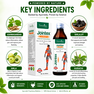 Jointex Syrup Supports Joint Health Flexibility and Overall Mobility Naturally.