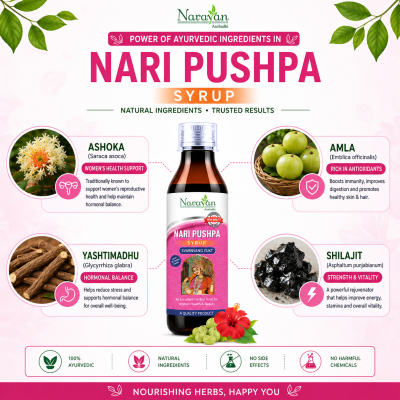 Nari Pushpa Syrup with Tablet Supports Women S Health and Overall Vitality