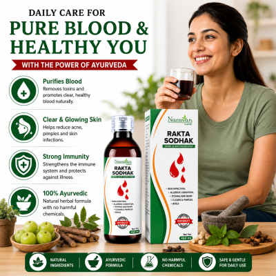 Raktashodhak Syrup Supports Blood Purification and Promotes Healthy Skin