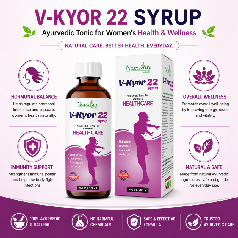 V Kyor Syrup for Women Supports Feminine Hygiene and Vaginal Wellness