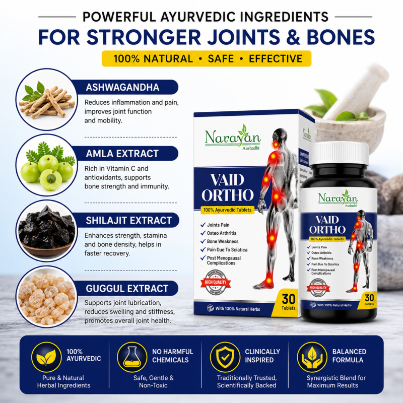 Vaid Ortho Tablet Supports Joint Comfort Mobility and Musculoskeletal Health.
